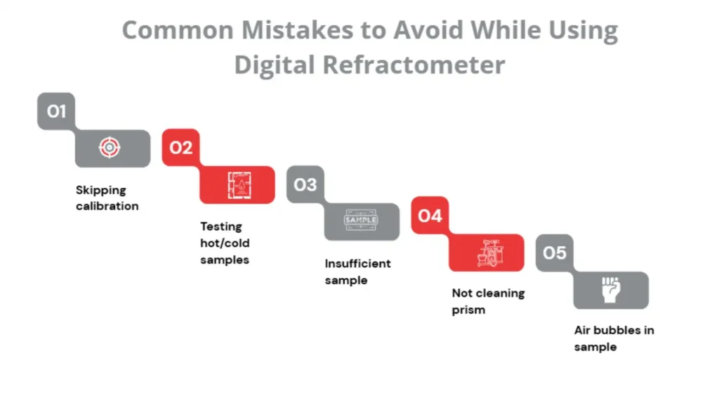 Common Mistakes to Avoid When Using a Digital Refractometer